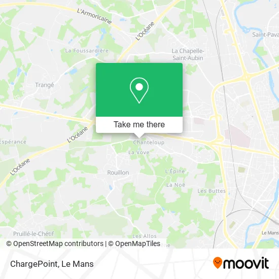 ChargePoint map