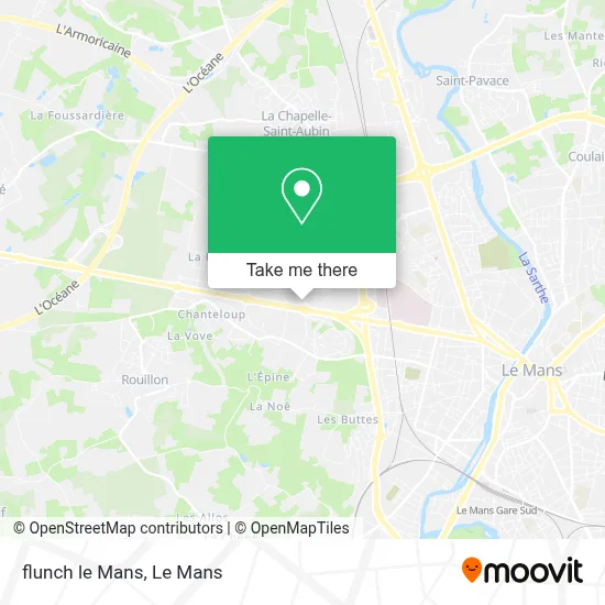 flunch le Mans map
