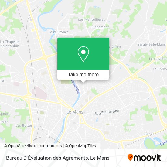 Bureau D Évaluation des Agrements map