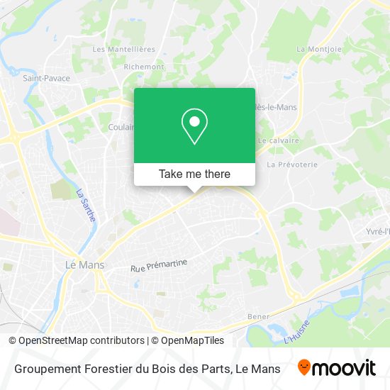 Groupement Forestier du Bois des Parts map