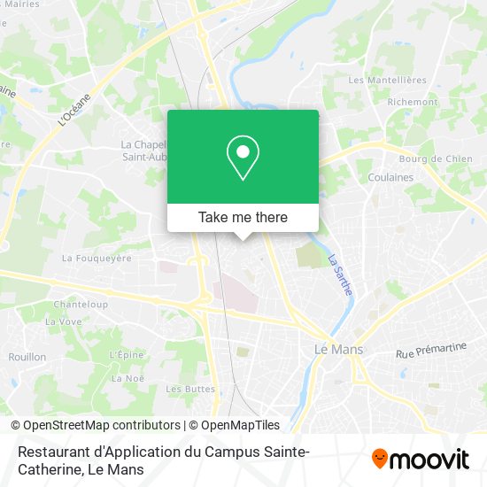 Restaurant d'Application du Campus Sainte-Catherine map