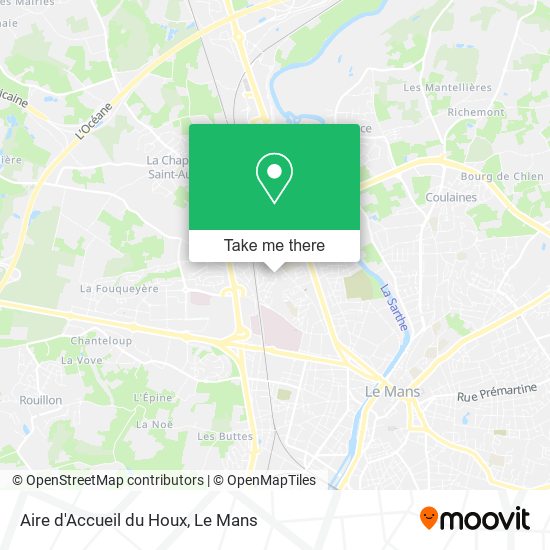 Aire d'Accueil du Houx map