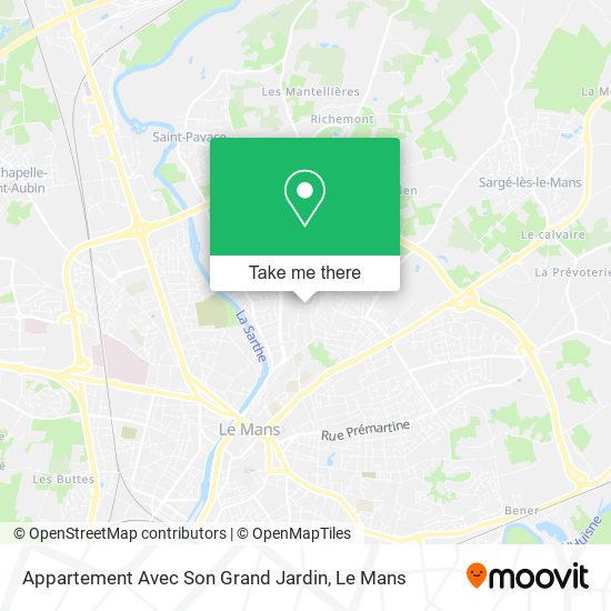 Appartement Avec Son Grand Jardin map