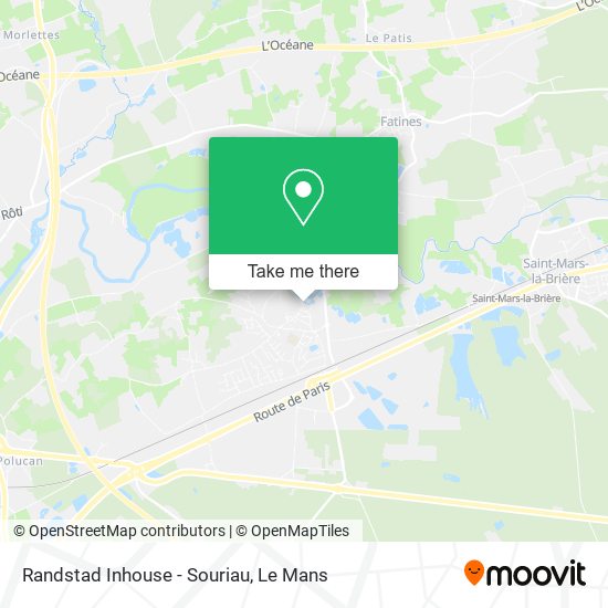 Randstad Inhouse - Souriau map