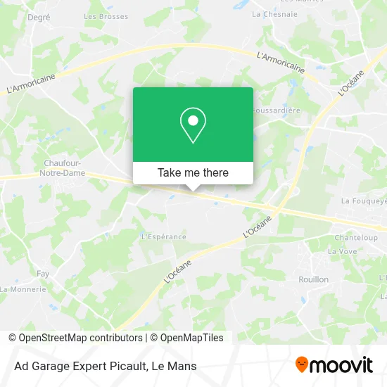 Ad Garage Expert Picault map