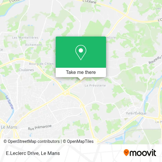 E.Leclerc Drive map
