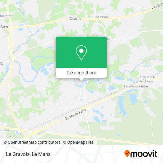 Le Gravois map