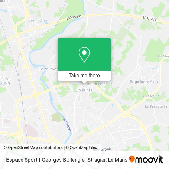 Espace Sportif Georges Bollengier Stragier map