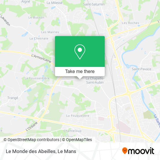 Le Monde des Abeilles map