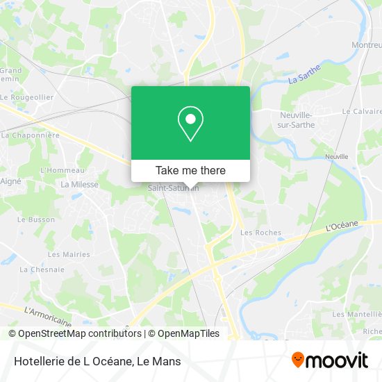 Hotellerie de L Océane map