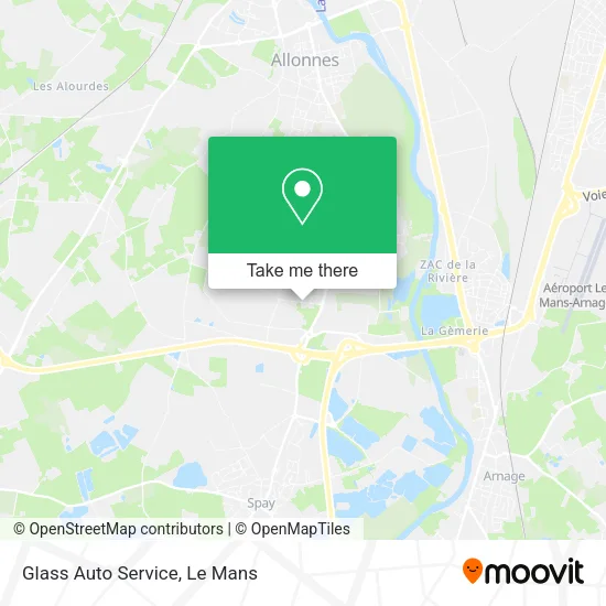 Glass Auto Service map