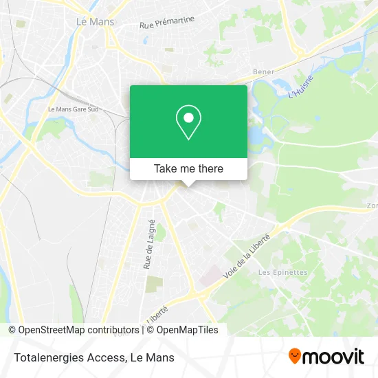 Totalenergies Access map