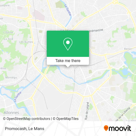 Promocash map