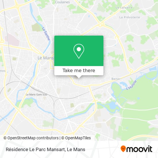 Résidence Le Parc Mansart map