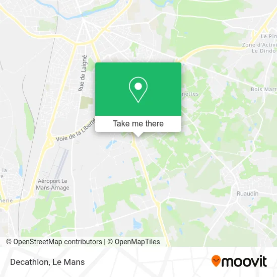 Decathlon map