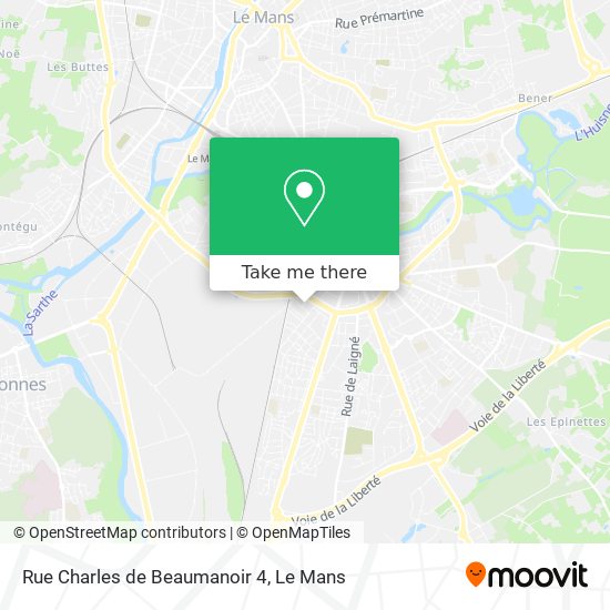 Rue Charles de Beaumanoir 4 map