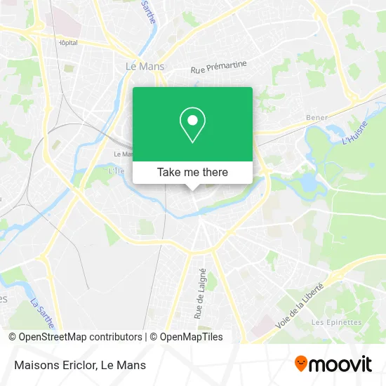 Maisons Ericlor map