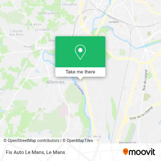 Fix Auto Le Mans map