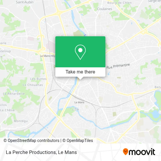 La Perche Productions map