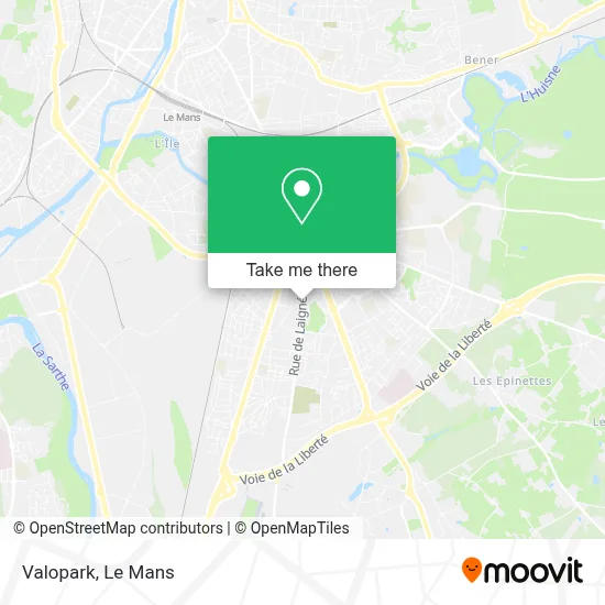 Valopark map