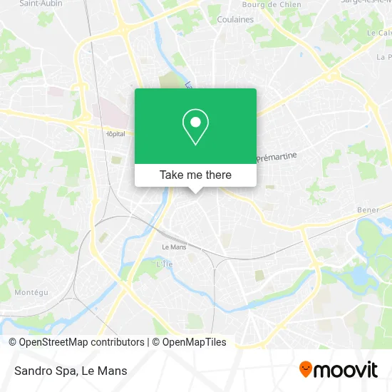Sandro Spa map