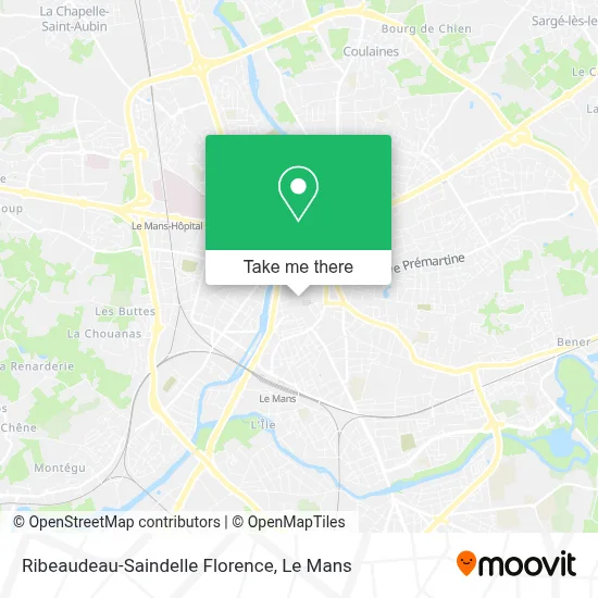 Ribeaudeau-Saindelle Florence map