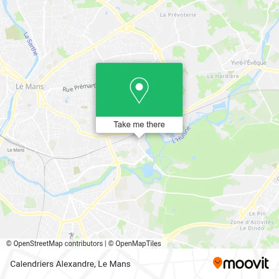 Calendriers Alexandre map