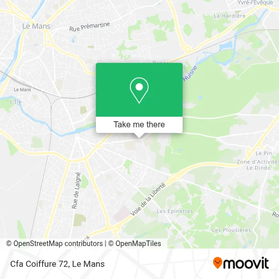 Cfa Coiffure 72 map