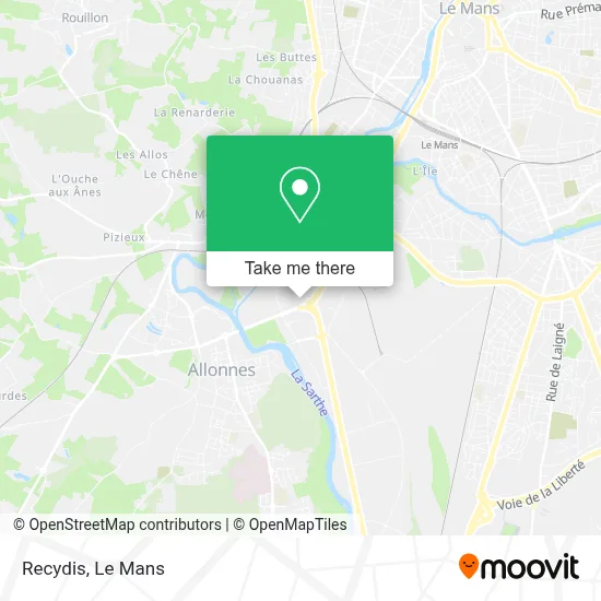 Recydis map