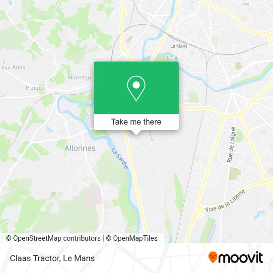 Claas Tractor map