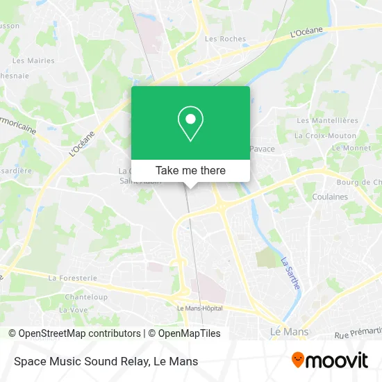 Space Music Sound Relay map