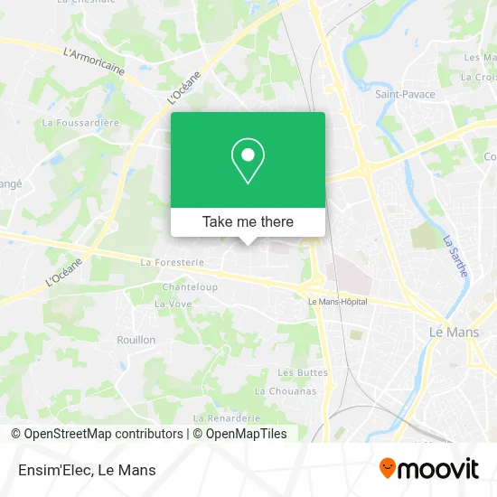 Ensim'Elec map