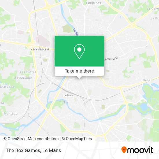 The Box Games map
