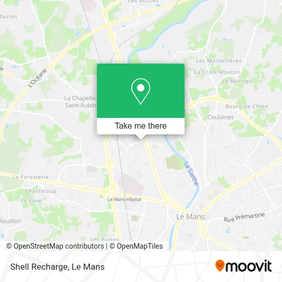 Shell Recharge map