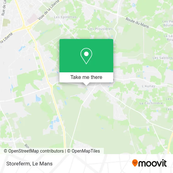Storeferm map