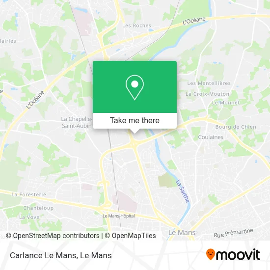 Carlance Le Mans map