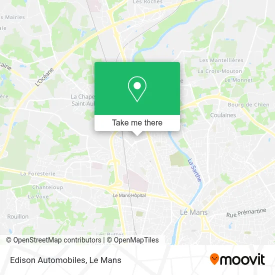 Edison Automobiles map