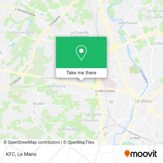 Kfc map