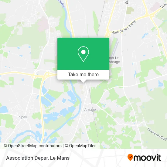 Association Depar map