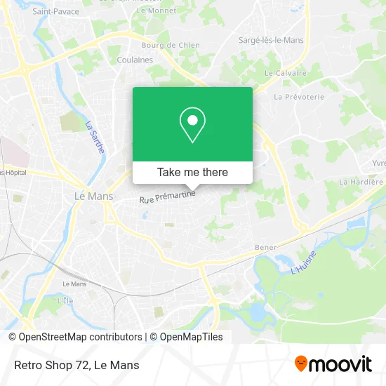 Retro Shop 72 map