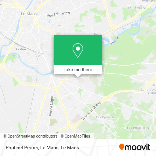 Raphael Perrier, Le Mans map