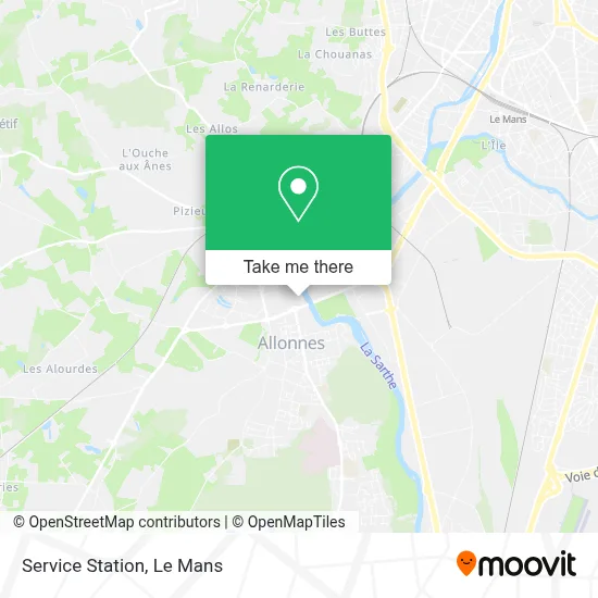 Station Service map