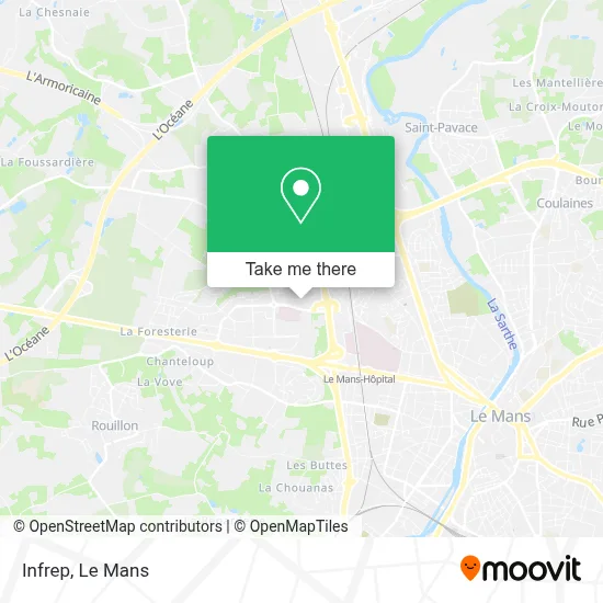 Infrep map