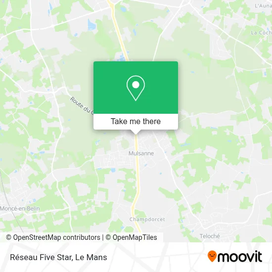 Réseau Five Star map