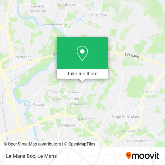 Le Mans Box map