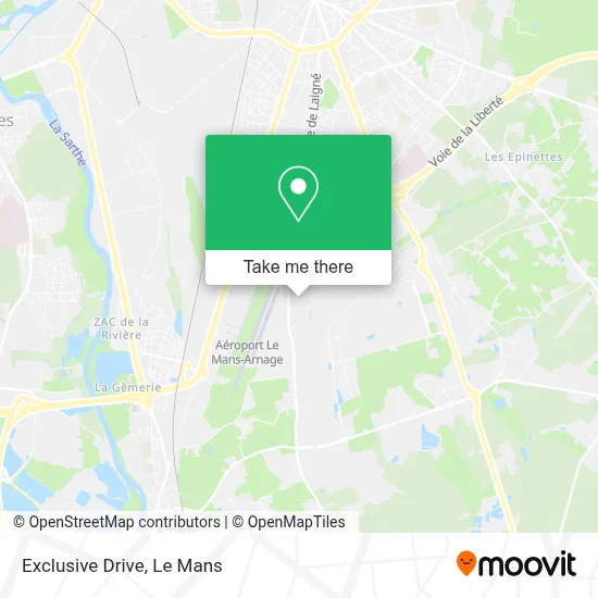 Exclusive Drive map