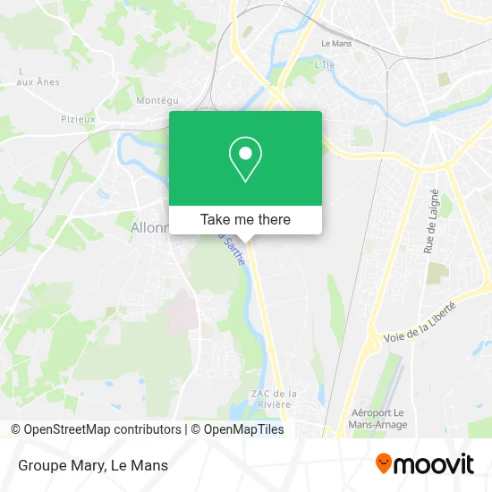 Groupe Mary map