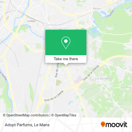 Adopt Parfums map