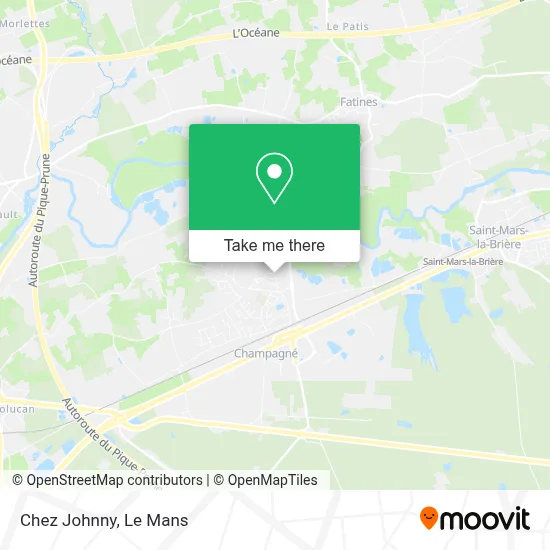 Chez Johnny map