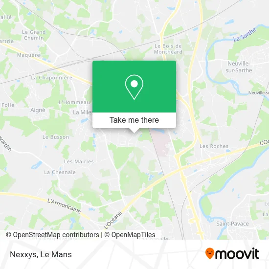 Nexxys map